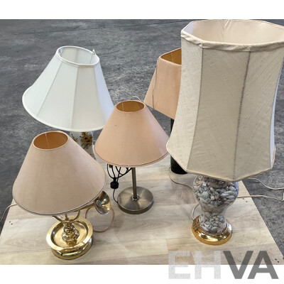 Lamps in Various Designs - Lot of 5