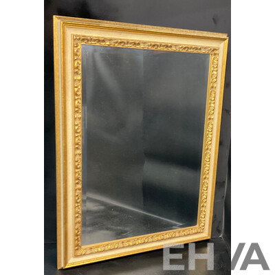 Gilt Framed Bevelled Mirror