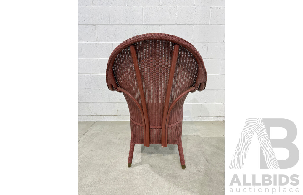 Vintage Fine Wicker Armchair by Lloyd Loom