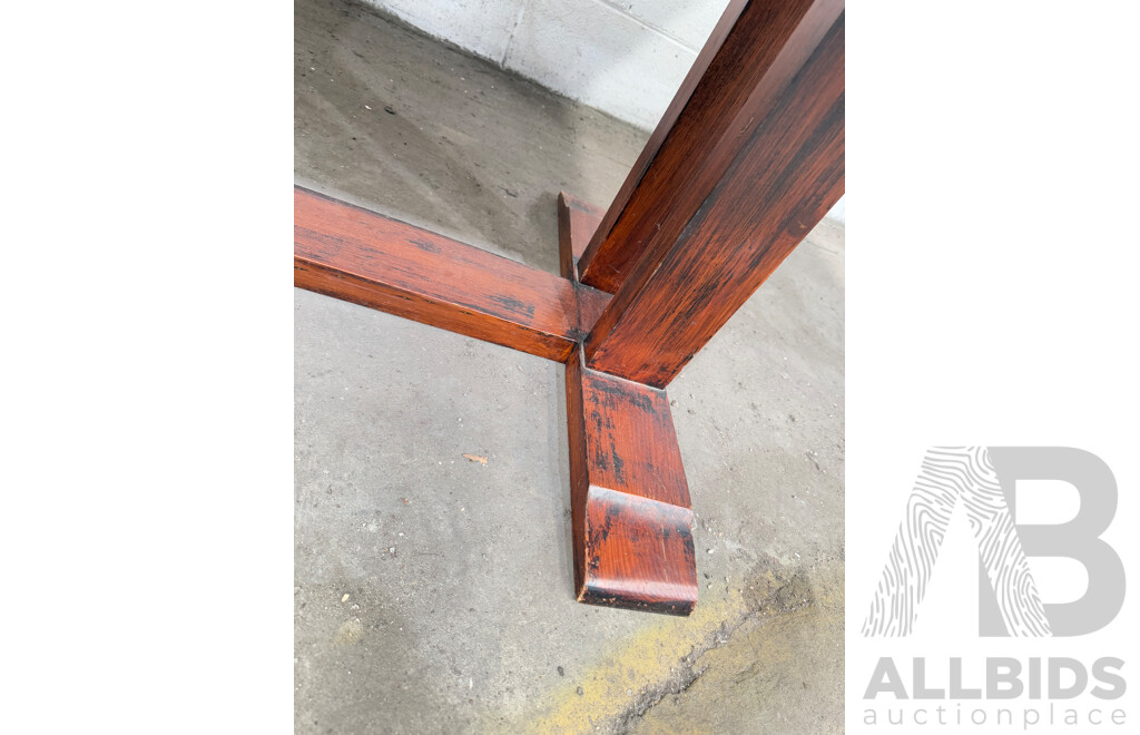 Rustic Oregon Refectory Dining Table