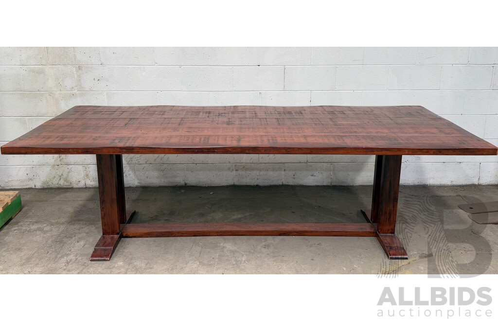 Rustic Oregon Refectory Dining Table