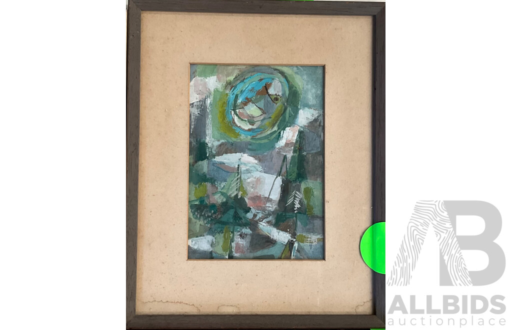 Assorted of Framed Abstract Paintings - Lot of 6