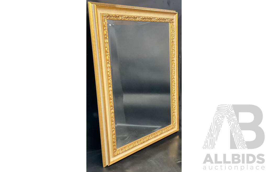 Gilt Framed Bevelled Mirror