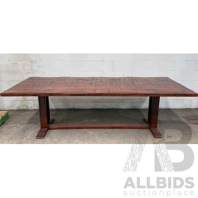 Rustic Oregon Refectory Dining Table