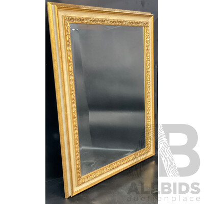 Gilt Framed Bevelled Mirror