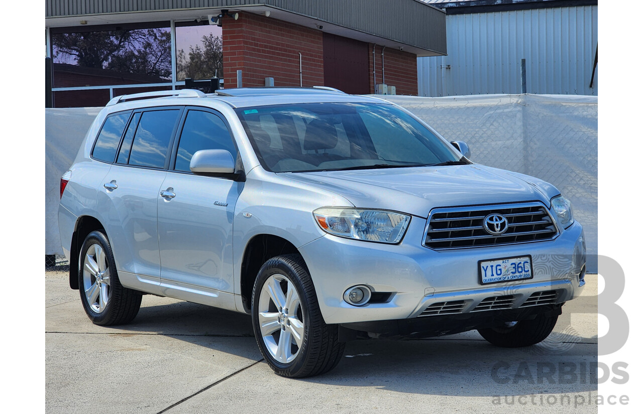 5/2008 Toyota Kluger Grande (fwd) GSU40R 4d Wagon Silver Or Chrome 3.5L