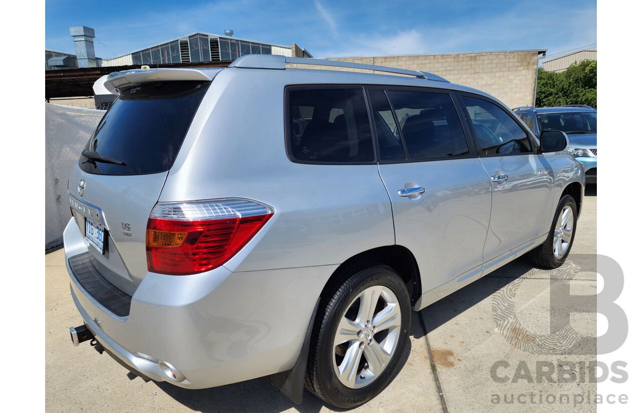 5/2008 Toyota Kluger Grande (fwd) GSU40R 4d Wagon Silver Or Chrome 3.5L