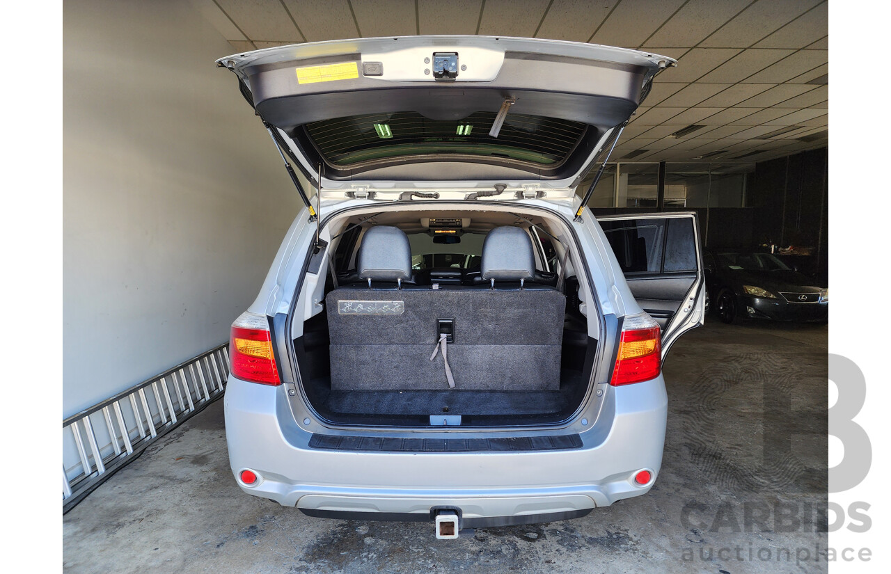 5/2008 Toyota Kluger Grande (fwd) GSU40R 4d Wagon Silver Or Chrome 3.5L