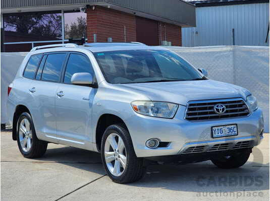 5/2008 Toyota Kluger Grande (fwd) GSU40R 4d Wagon Silver Or Chrome 3.5L