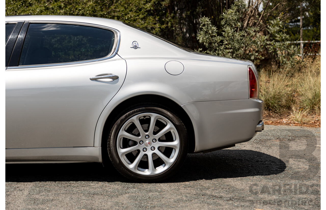 11/2005 Maserati Quattroporte Sport 4D Sedan Grigio Nuvolari Silver V8 4.2L