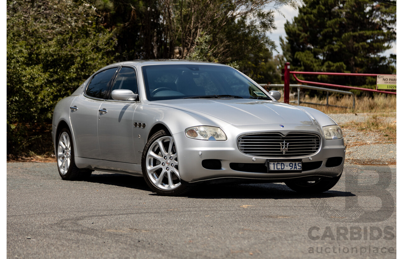 11/2005 Maserati Quattroporte Sport 4D Sedan Grigio Nuvolari Silver V8 4.2L