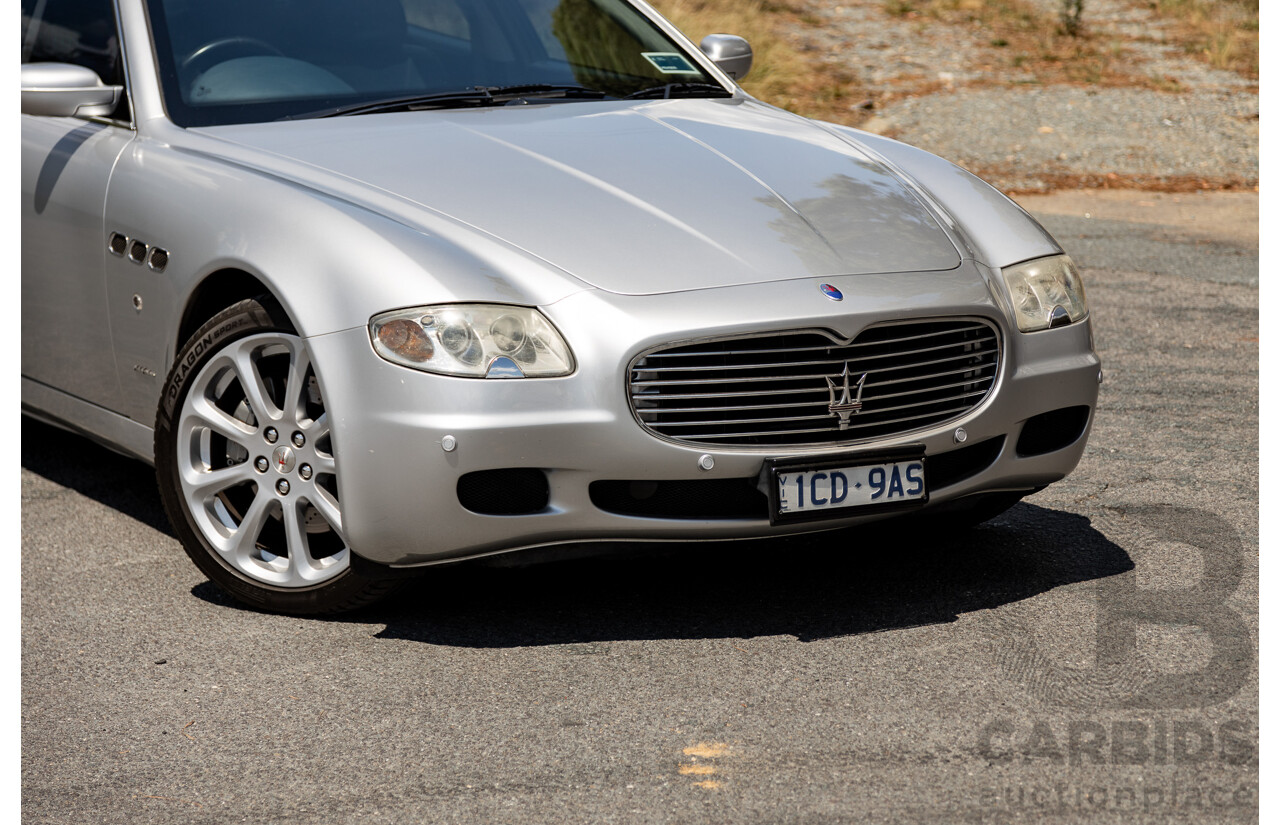 11/2005 Maserati Quattroporte Sport 4D Sedan Grigio Nuvolari Silver V8 4.2L