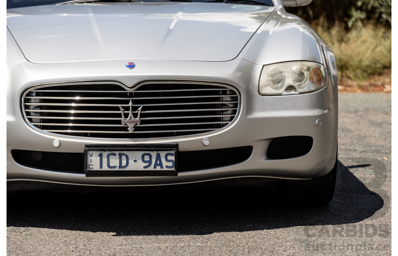 11/2005 Maserati Quattroporte Sport 4D Sedan Grigio Nuvolari Silver V8 4.2L