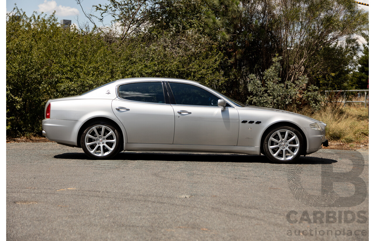 11/2005 Maserati Quattroporte Sport 4D Sedan Grigio Nuvolari Silver V8 4.2L