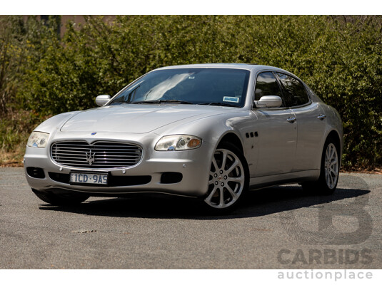 11/2005 Maserati Quattroporte Sport 4D Sedan Grigio Nuvolari Silver V8 4.2L