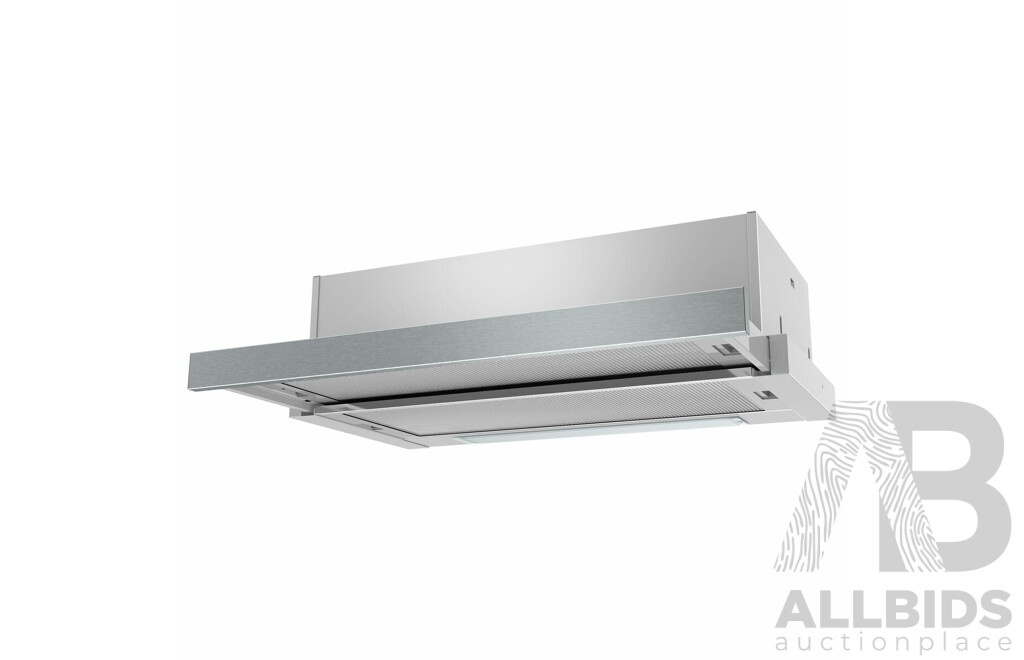 Westinghouse 60cm Slimline Slide-Out Rangehood - Stainless Steel - Ex Display Model - ORP $319