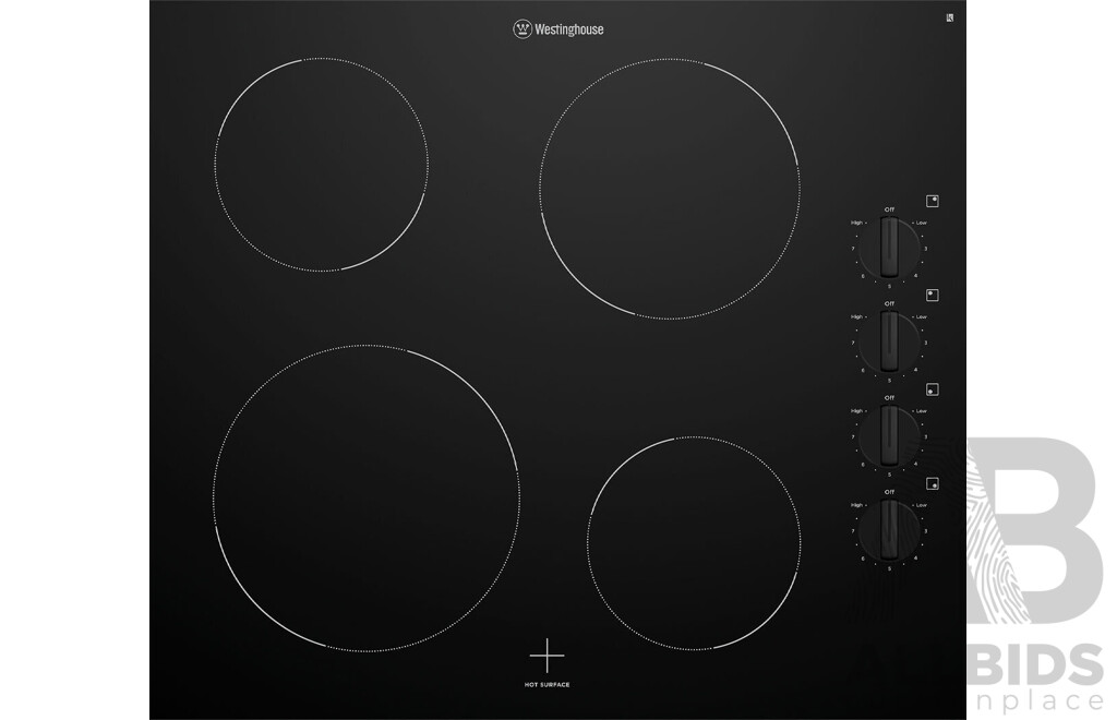 Westinghouse 60cm Ceramic Cooktop - Ex Display - ORP $749