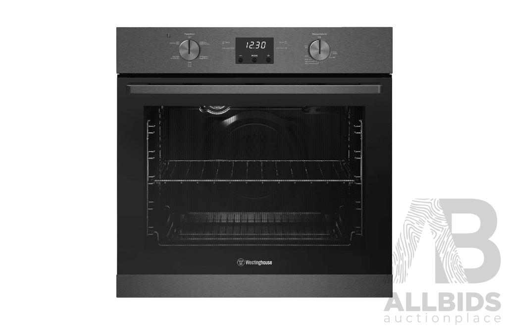 Westinghouse 60cm Multi Function Dark Stainless Steel Oven - Ex Display - ORP $1399