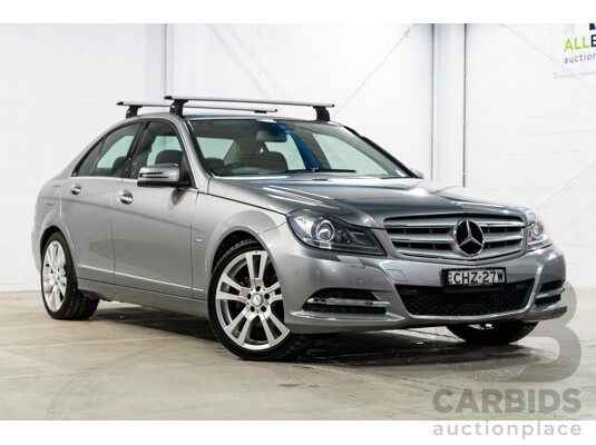 4/2012 Mercedes-Benz C250 CDI Elegance BE W204 MY12 4d Sedan Palladium Silver Metallic Turbo Diesel 2.1L