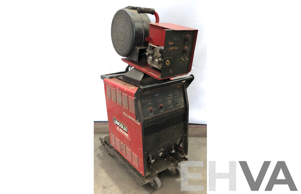 Lincoln Electric Powerplus II 350 Welder with PWF4GS Wire Feeder
