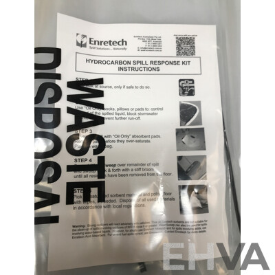 Enretech Weighted Drain Cover and Hydrocarbon Spill Reponse Kit
