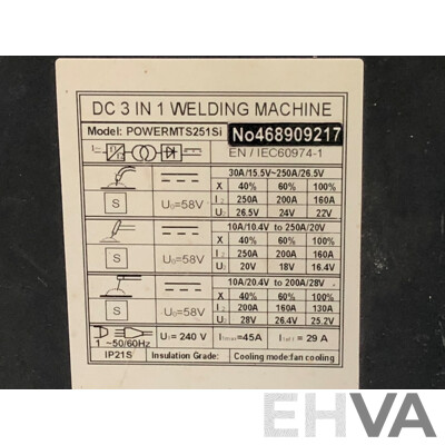 Everlast Multi Process MIG/TIG/Stick Welder