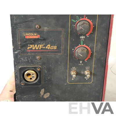 Lincoln Electric Powerplus II 350 Welder with PWF4GS Wire Feeder