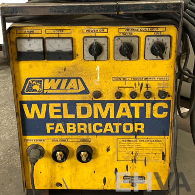 WIA Weldmatic Fabricator MIG Welder with W-17 Wire Feeder