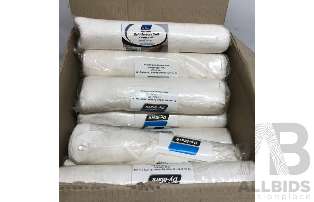 Box of Dy-Mark Aerotec Multi-Purpose Cloth (5 Metres)