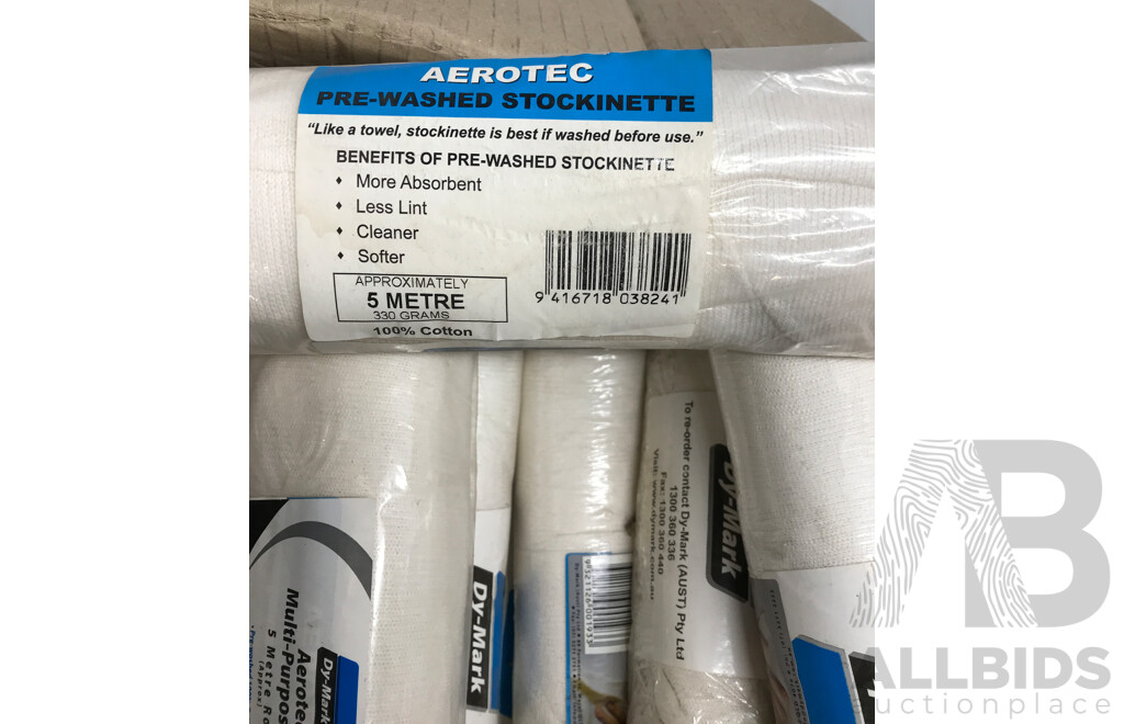 Box of Dy-Mark Aerotec Multi-Purpose Cloth (5 Metres)