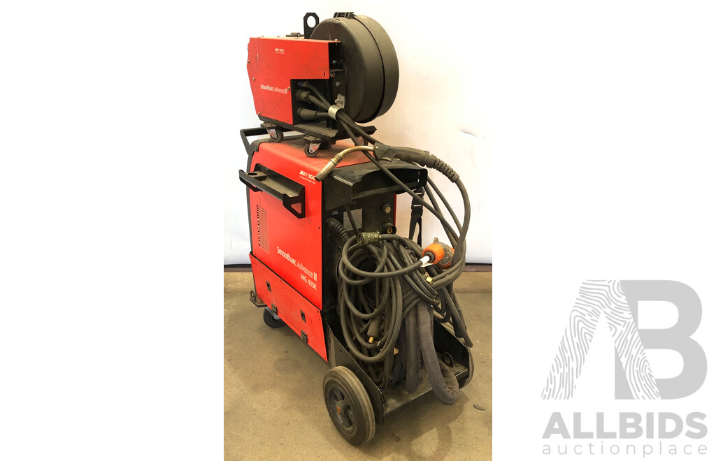 BOC Smootharc Advance II MIG 400R Mobile Mig Welder