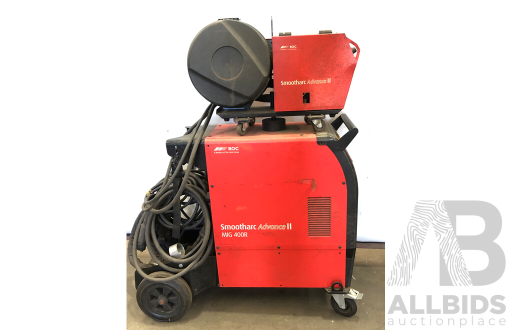 BOC Smootharc Advance II MIG 400R Mobile Mig Welder