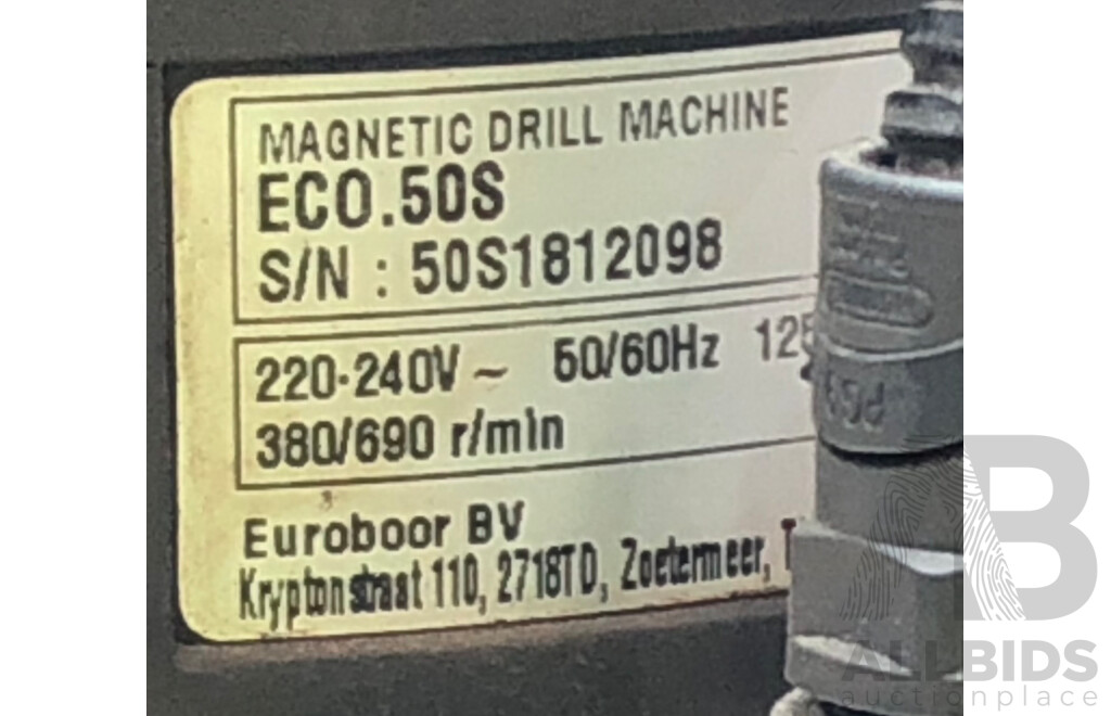 Euroboor 50mm Magnetic Drilling Machine