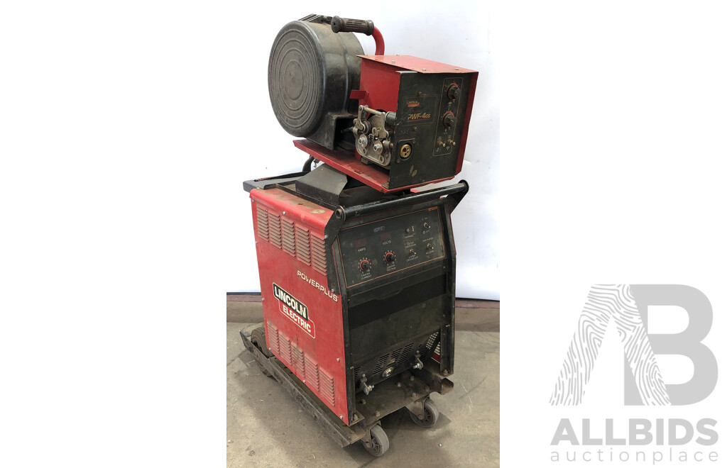 Lincoln Electric Powerplus II 350 Welder with PWF4GS Wire Feeder