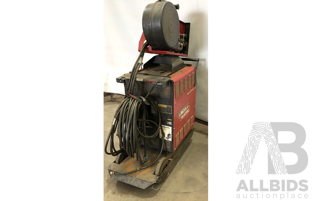 Lincoln Electric Powerplus II 350 Welder with PWF4GS Wire Feeder