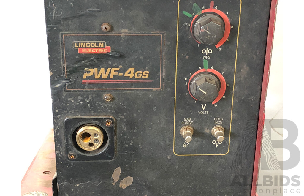 Lincoln Electric Powerplus II 350 Welder with PWF4GS Wire Feeder