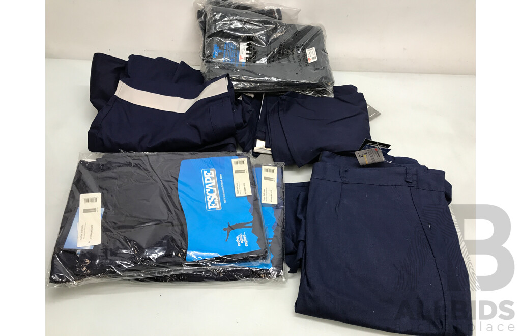 Assorted Lot of Escape, Hard Yakka, Prime Movers, and 3M Work Pants