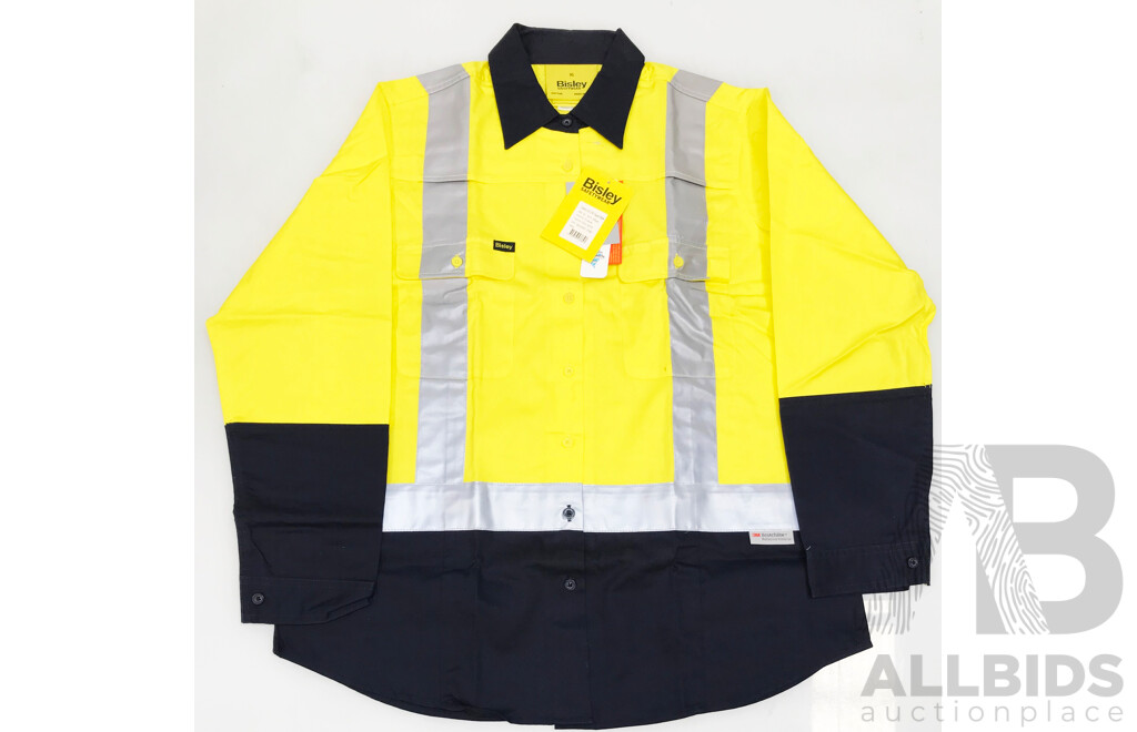 Lot of  Assorted Bisley Work Shirts (Different Sizes)