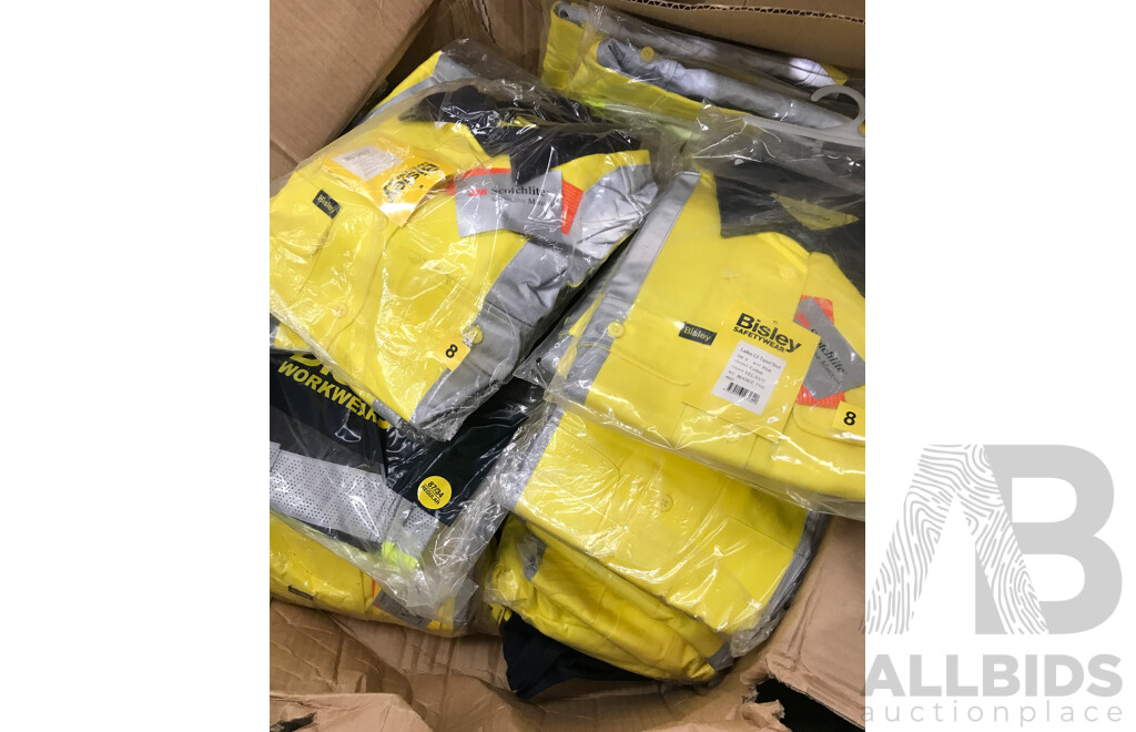 Lot of  Assorted Bisley Work Shirts (Different Sizes)