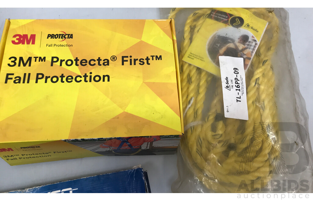 Assorted Safety Equipment Including Timing Belt Kit and Fall Protection & Rescue Straps/Ropes