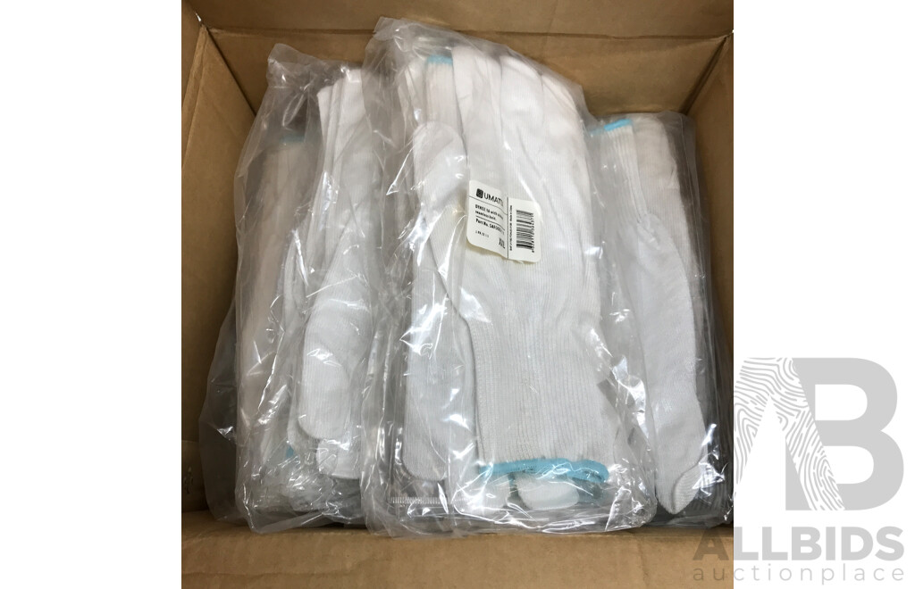 Umatta Knitted Cut Protection Safety Gloves (Size: XXL) - Box of 60 Pairs