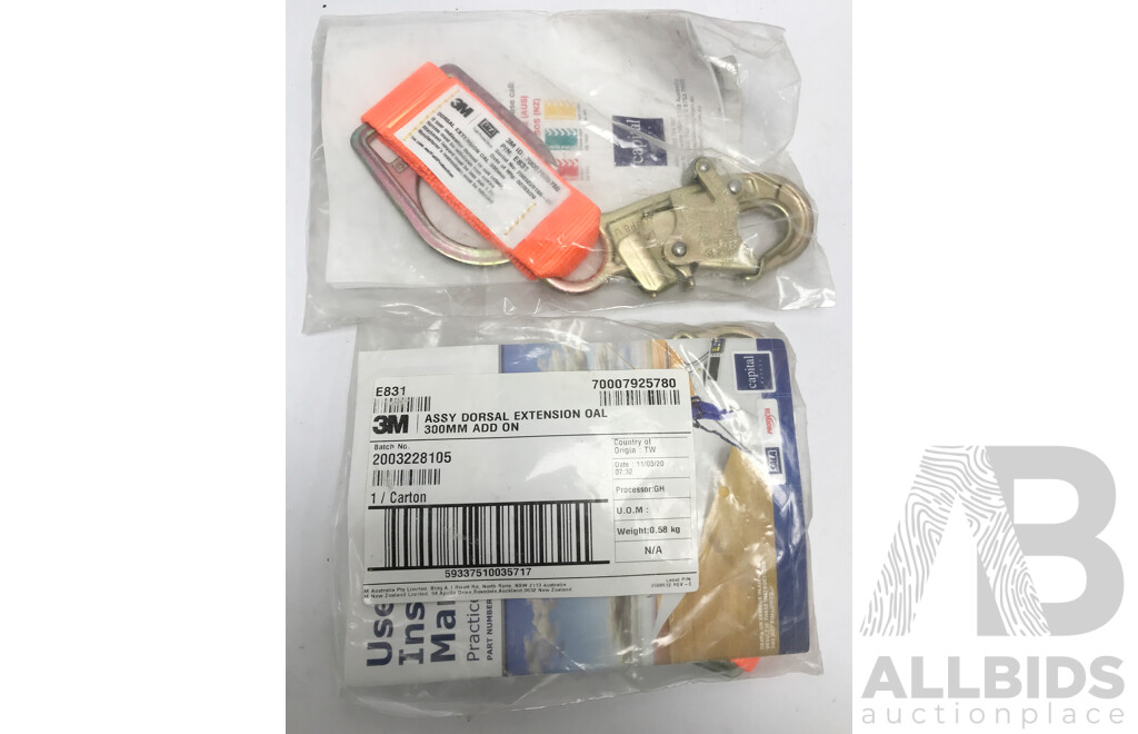 3M Assy Dorsal Extension Oal 300mm - Lot of 12