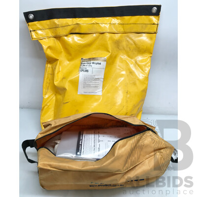 Enretech Weighted Drain Cover and Hydrocarbon Spill Reponse Kit