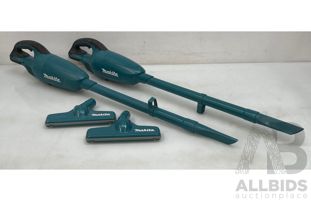 Makita Mobile Stick Vacuum - Lot of 2