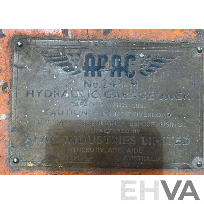 APAC 4000kg Hydraulic Garage Jack