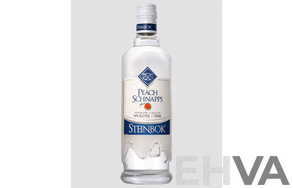 Steinbok Peach Schnapps 700ml X 5 Bottles - ORP $199.99