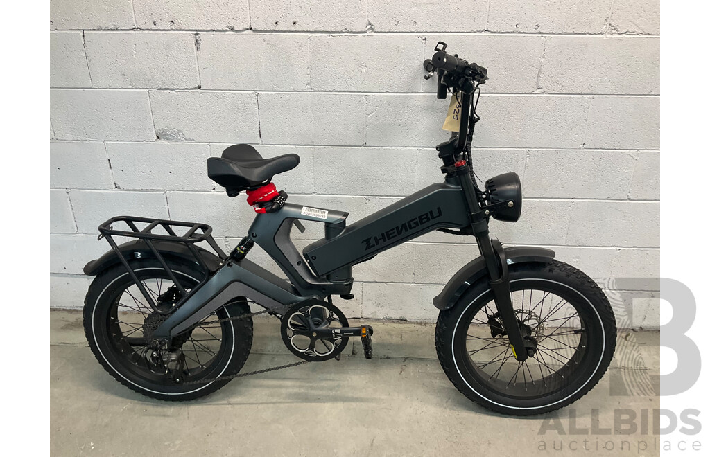 ZHENGBU Fat Tire E-Bike (48cm Frame)