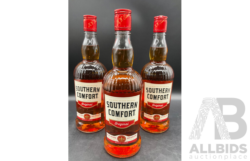 Southern Comfort 700ml X 3 Bottles - ORP $165.00