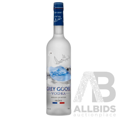 Grey Goose Vodka 700ml X 4 Bottles - ORP $319.00