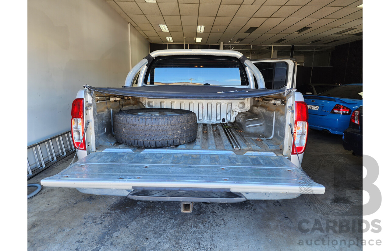 3/2010 Nissan Navara ST-X (4x4) D40 SERIES 4 Dual Cab P/Up Silver 4.0L